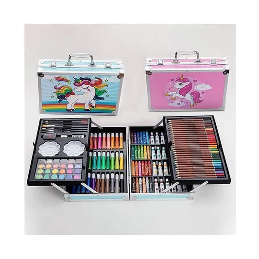 145-Piece Art Supplies Set For Kids, 2 Layers Drawing Supplies For Kids